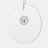 Oh Hirsch modernes ästhetisches Ornament (Links)