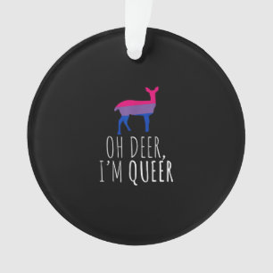 Oh Hirsch Queer Bisexueller Stolz Gay Acryl-Orname Ornament