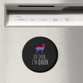 Oh Hirsch Queer Bisexueller Stolz Schwuler Lesbisc Magnet (In Situ (Geschirrspüler))