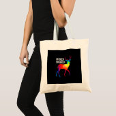 Oh Hirsch Queer LGBT Pride Feier Design Tragetasche (Vorderseite (Produkt))