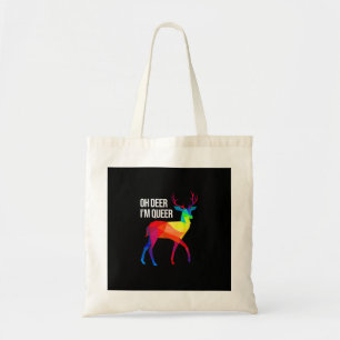 Oh Hirsch Queer LGBT Pride Feier Design Tragetasche