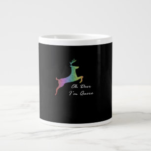 Oh Hirsch Queer Lustiger Wortwitz LGBT Pride-Feier Jumbo-Tasse
