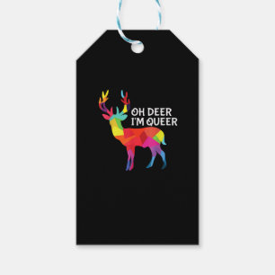 Oh Hirsch Queer Lustiger Wortwitz LGBT Stolz Desig Geschenkanhänger