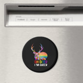 Oh Hirsch Queer Minimaler Moderner Stil Magnet (In Situ (Geschirrspüler))