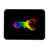 Oh Hirsch Queer Pride Feier Lustiges LGBT-Geschenk Magnet (Horizontal)
