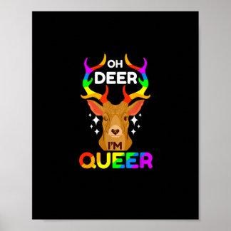 Oh Hirsch Queere Kreative Moderne Stil Poster