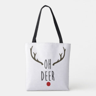 OH HIRSCH Rentiere Weihnachten Feiertag Festlich Tasche