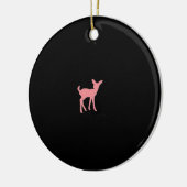 Oh Hirsch Retro-Klassiker-Ornament Keramik Ornament (Links)