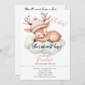 Oh, Hirsch, sie ist fast hier, eine Einladung für  (Vorne/Hinten)