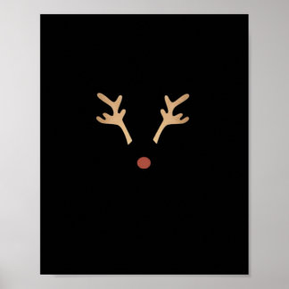 Oh Hirsch Spielend Künstlerischer Ausdruck Poster