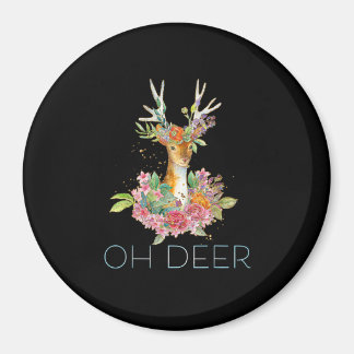 Oh Hirsch Süße Farbige Hirsch Minimal Design Magnet