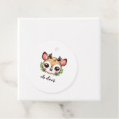 Oh Hirsch Süßer Hirsch Minimal Design Geschenkanhänger (Beispiel)