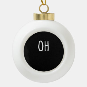Oh Hirsch Trendiger Halloween-Stil Keramik Kugel-Ornament