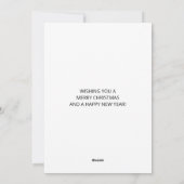 Oh, Hirsch, was für ein Jahr! Weihnachten (Rückseite)