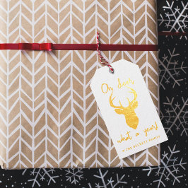 Oh, Hirsch, was für ein Jahr! Weihnachtsfeiertag Geschenkanhänger