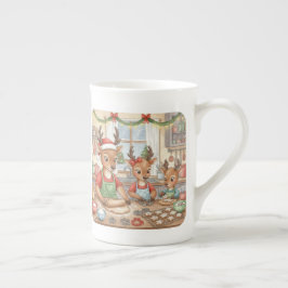 Oh Hirsch, Weihnachten ist da! Kaffeetasse Porzellantasse