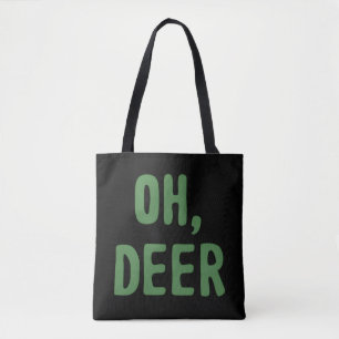 Oh, Hirsch Weihnachten Lustig Vintage Santa Sarkas Tasche