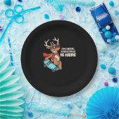 Oh Hirsch Weihnachtsfeier Urlaubsdesign Pappteller (Party)