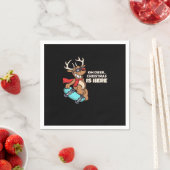 Oh Hirsch Weihnachtsfeier Urlaubsdesign Serviette (Beispiel)