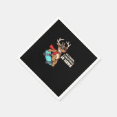 Oh Hirsch Weihnachtsfeier Urlaubsdesign Serviette (Ecke)