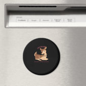 Oh Hirsch Weihnachtsmoderne Design  Magnet (In Situ (Geschirrspüler))