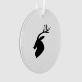 Oh Hirsch Wortwitz Stil Ornament (Vorderseite)
