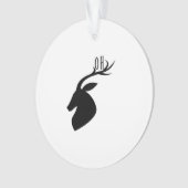 Oh Hirsch Wortwitz Stil Ornament (Vorderseite)