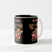 Oh, Hirsch... Zweifarbige Tasse (VorderseiteRechts)