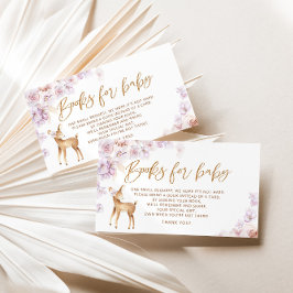 Oh Hirschbücher für Babytickets Begleitkarte