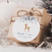 Oh Hirsche, blaue Junge Dusche Geschenkanhänger