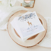 Oh Hirsche, blaue Junge Dusche Serviette