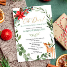 Oh Hirsche geschlechtsneutrale Weihnachtsdusche