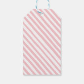 Oh Hirsche Mädchen Dusche danke Ihnen Geschenktast Geschenkanhänger (Rückseite)