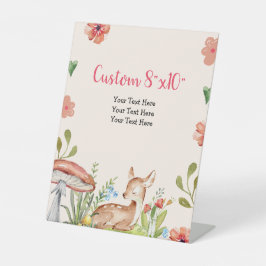 Oh, Hirsche Party Dekorationen benutzerdefinierten Sockelschild