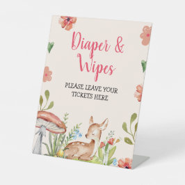 Oh, Hirsche Party Dekorationen Windeldrehung Sockelschild