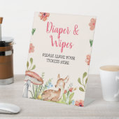 Oh, Hirsche Party Dekorationen Windeldrehung Sockelschild (In SItu)