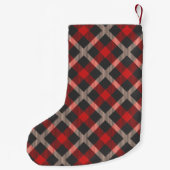 Oh, Hirsche, rosa Ohren und Waldhühner Kleiner Weihnachtsstrumpf (Rückseite)