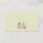 Oh Hirsche Rustikale Waldtiere Kinderduschkarte Begleitkarte (Rückseite)