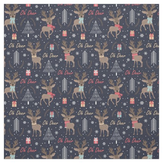 Oh Hirsche Süssen Stoff (Muster)