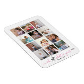 Oh Hirsche, was ein Jahr in Überprüfung Foto Colla Magnet (Rechte Seite)