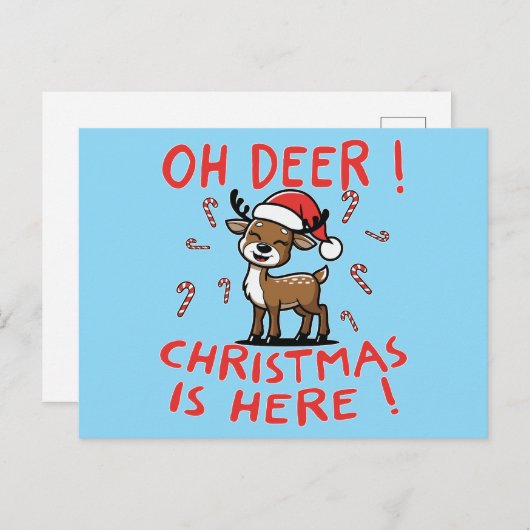 Oh, Hirsche Weihnachten ist hier (Vorne/Hinten)