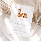 Oh Hirschgeschlechtsneutrale Aquarellendusche Einladung