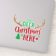 Oh, Hirschweihnachtsfest ist hier, Weihnachtsbaum,