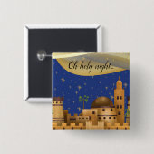 Oh Holy Night Bethlehem Button (Vorne & Hinten)