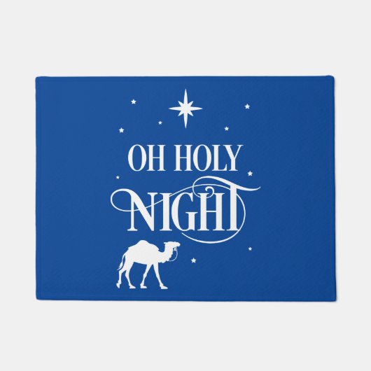 Oh Holy Night Camel Fußmatte (Vorderseite)