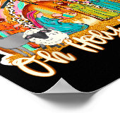 Oh Holy Night Christian Nativity Scene Christmas R Poster (Ecke)