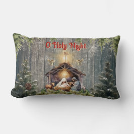 Oh Holy Night Lumbar Pillow Lendenkissen