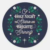 Oh Holy Night Stickers (Vorderseite)