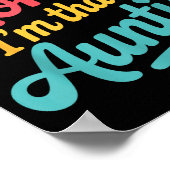 Oh Honey I'm That Auntie Sy Family Mood -  Poster (Ecke)