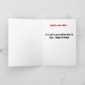 Oh Honey Que Happy Birthday Karte (Innenseite)